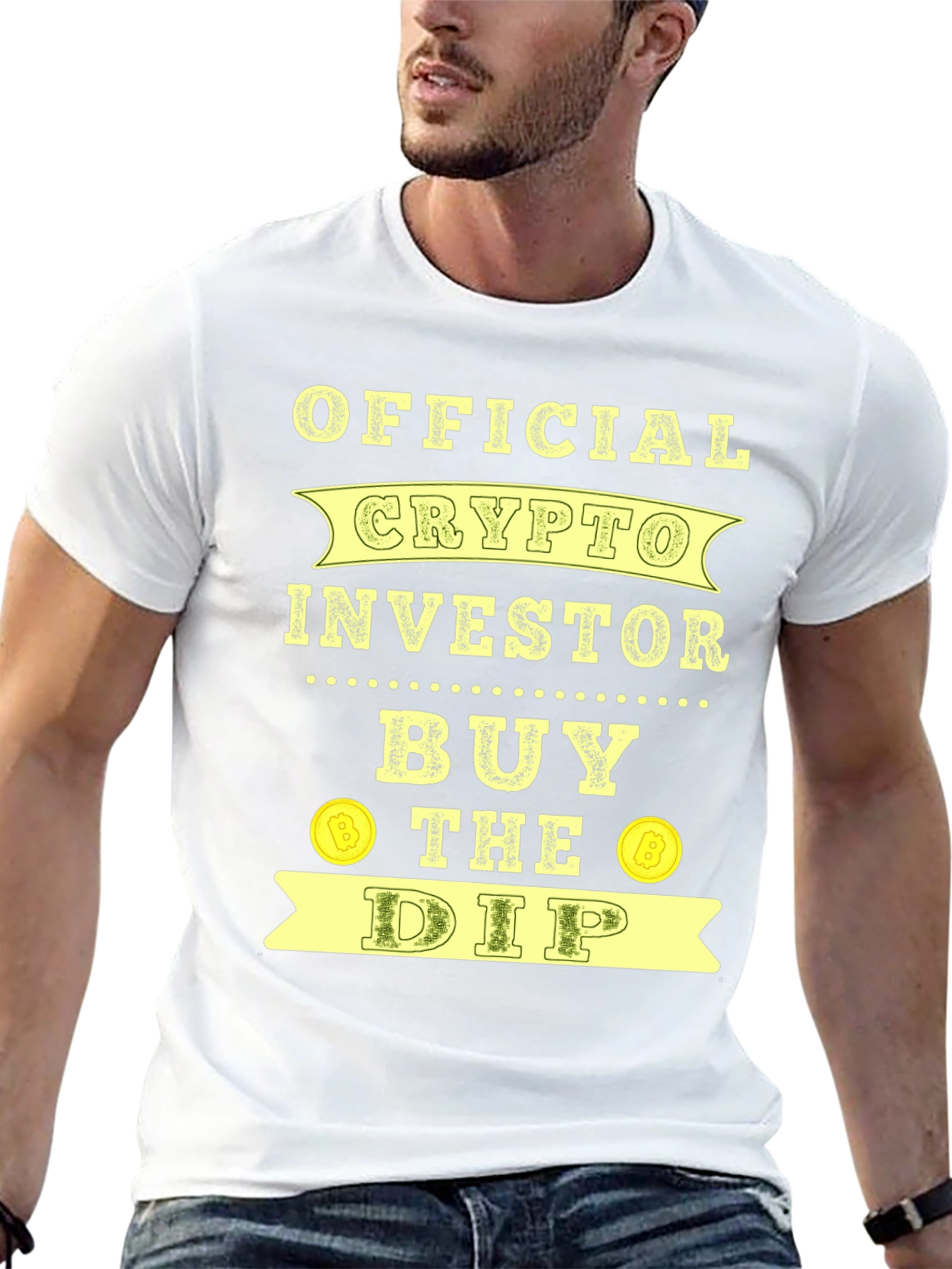 Official Crypto Investor Buy the Dip Black T-Shirt