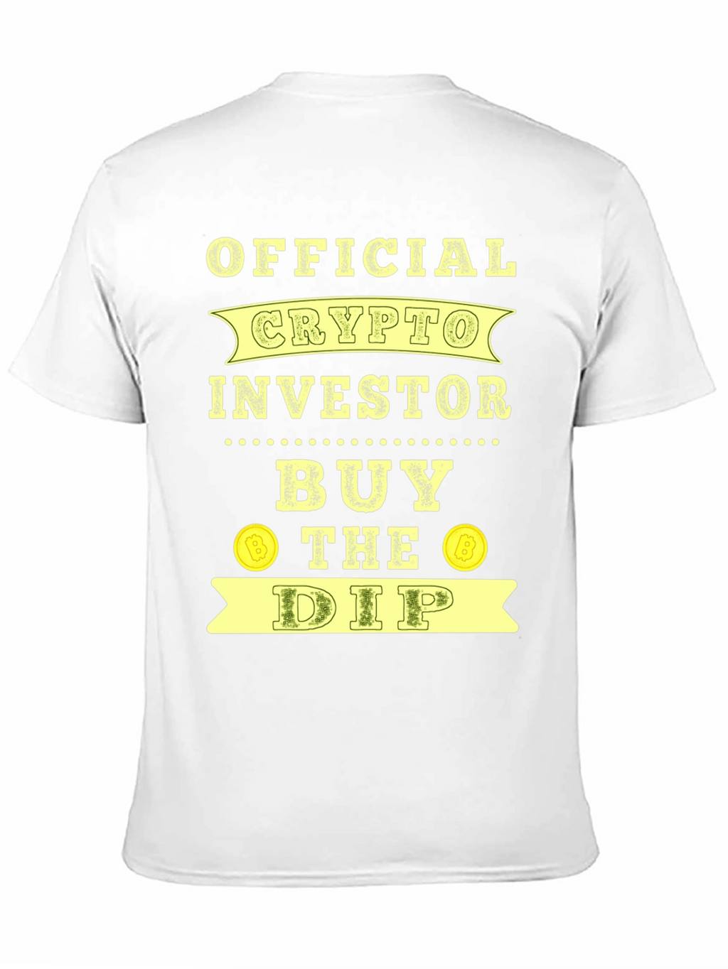 Official Crypto Investor Buy the Dip Black T-Shirt
