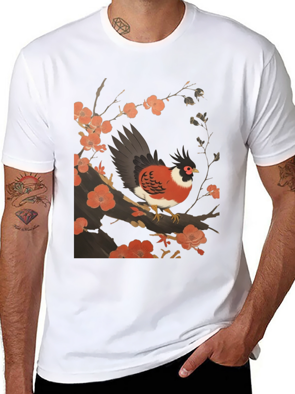 Bird and Blossoms Graphic Tee