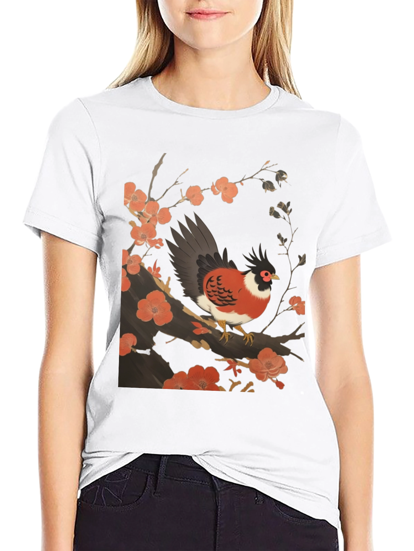 Bird and Blossoms Graphic Tee
