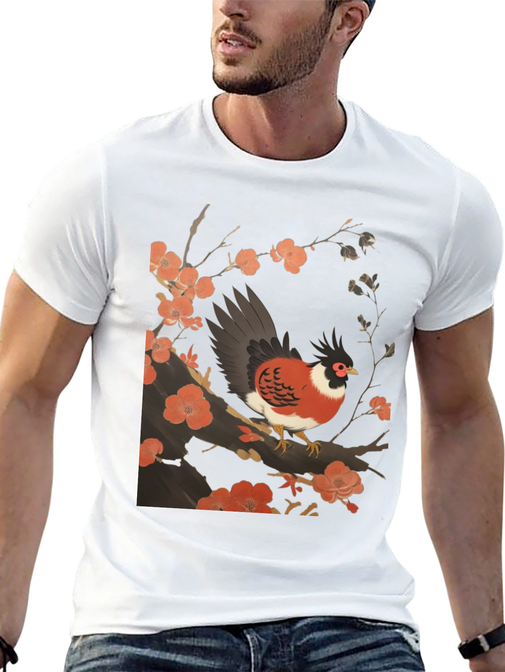 Bird and Blossoms Graphic Tee