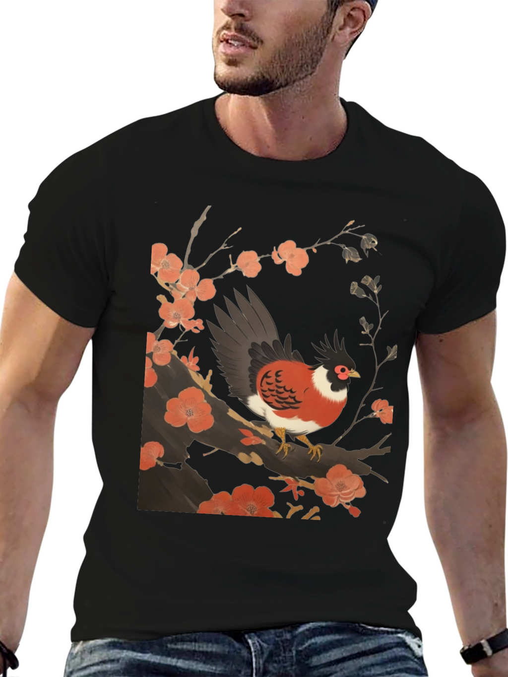 Bird and Blossoms Graphic Tee