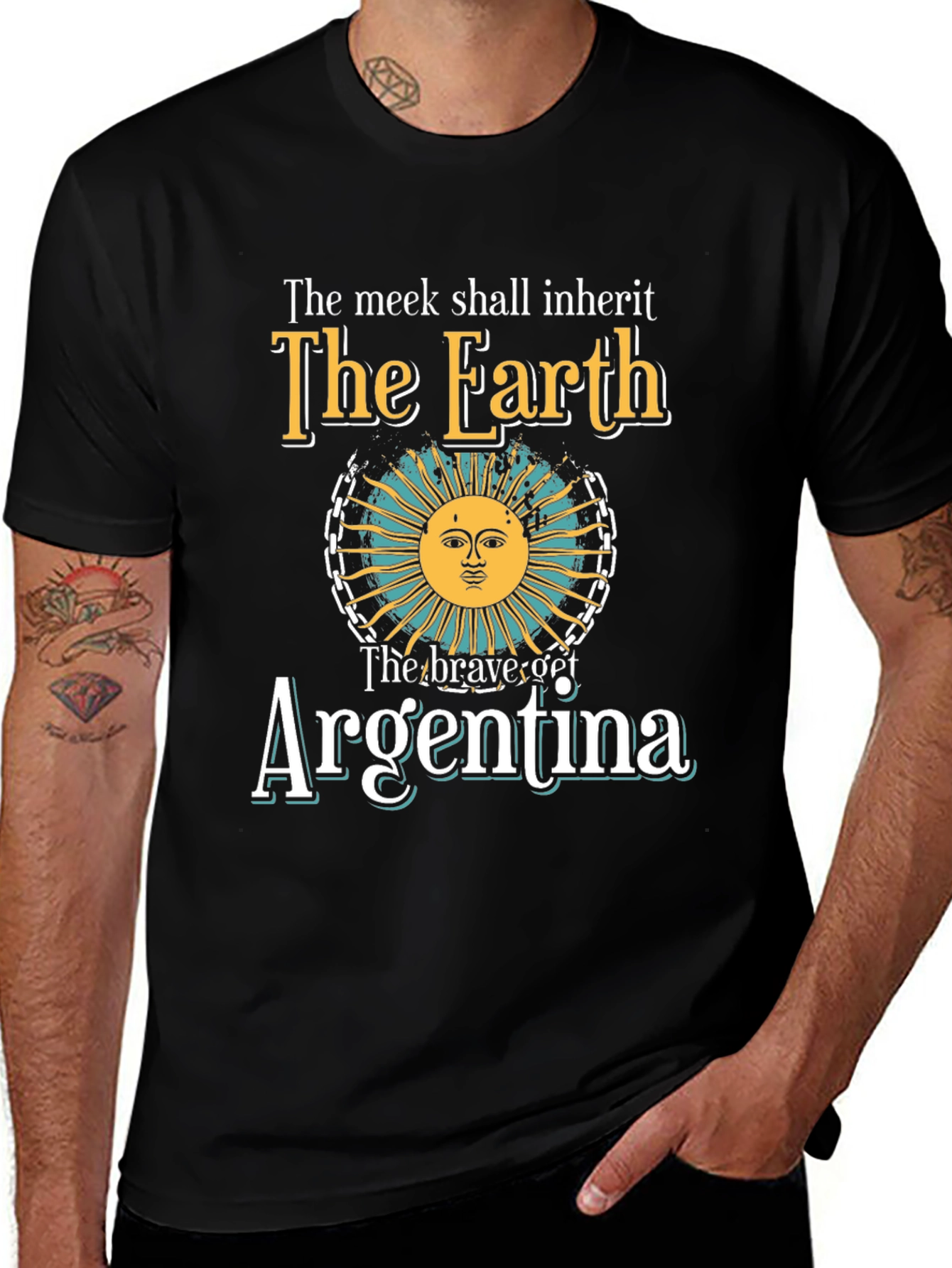 Argentina T-Shirt - The Meek Shall Inherit Tee