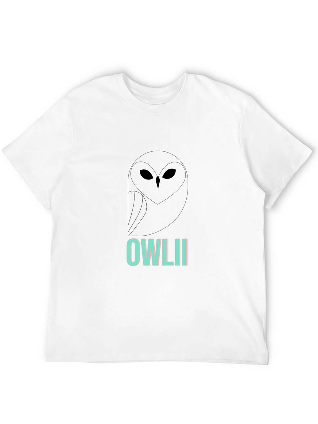 Stylish Owl Graphic Print Black T-Shirt