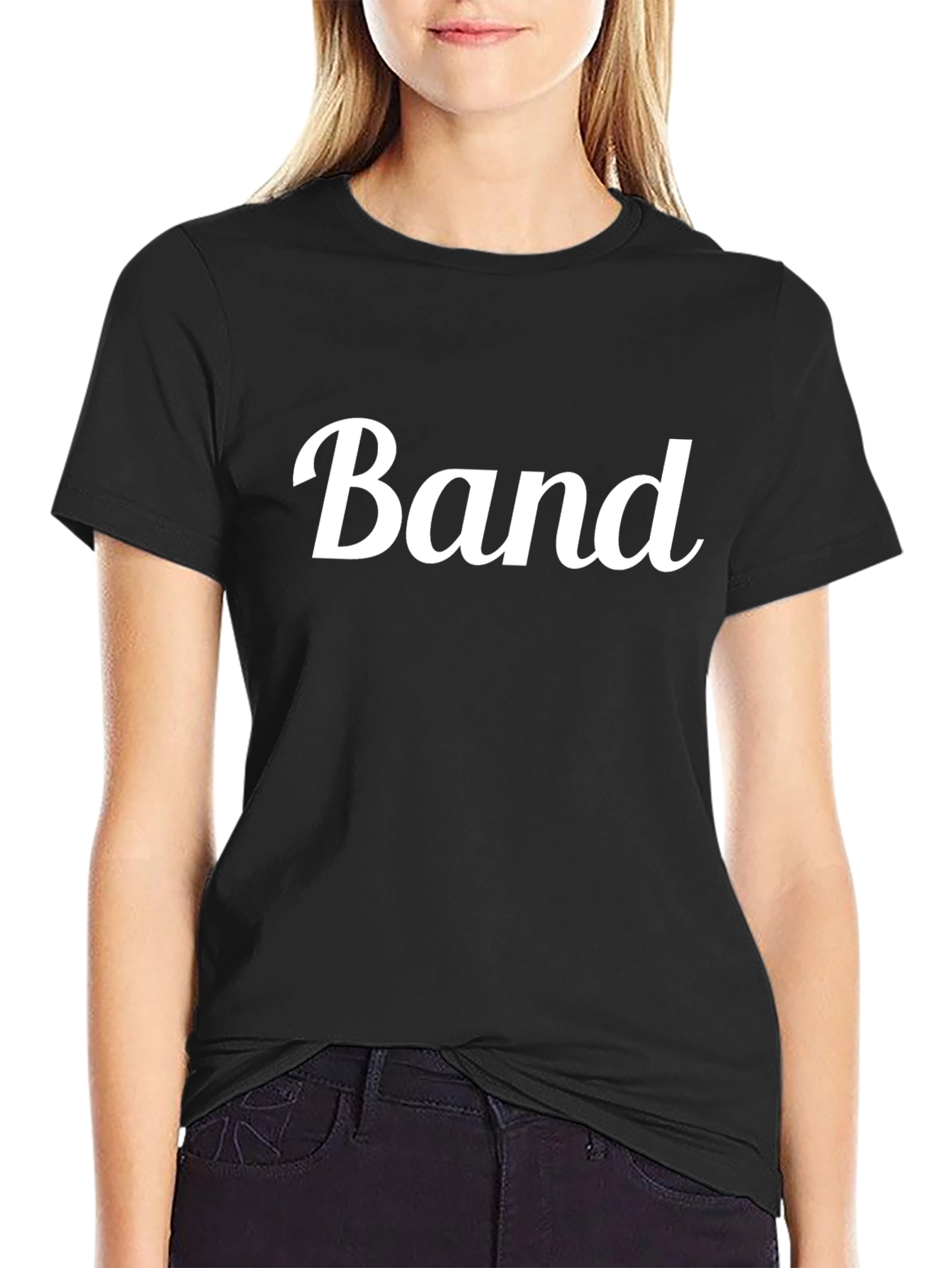 Band T-Shirt - Classic Black Tee for Music Lovers