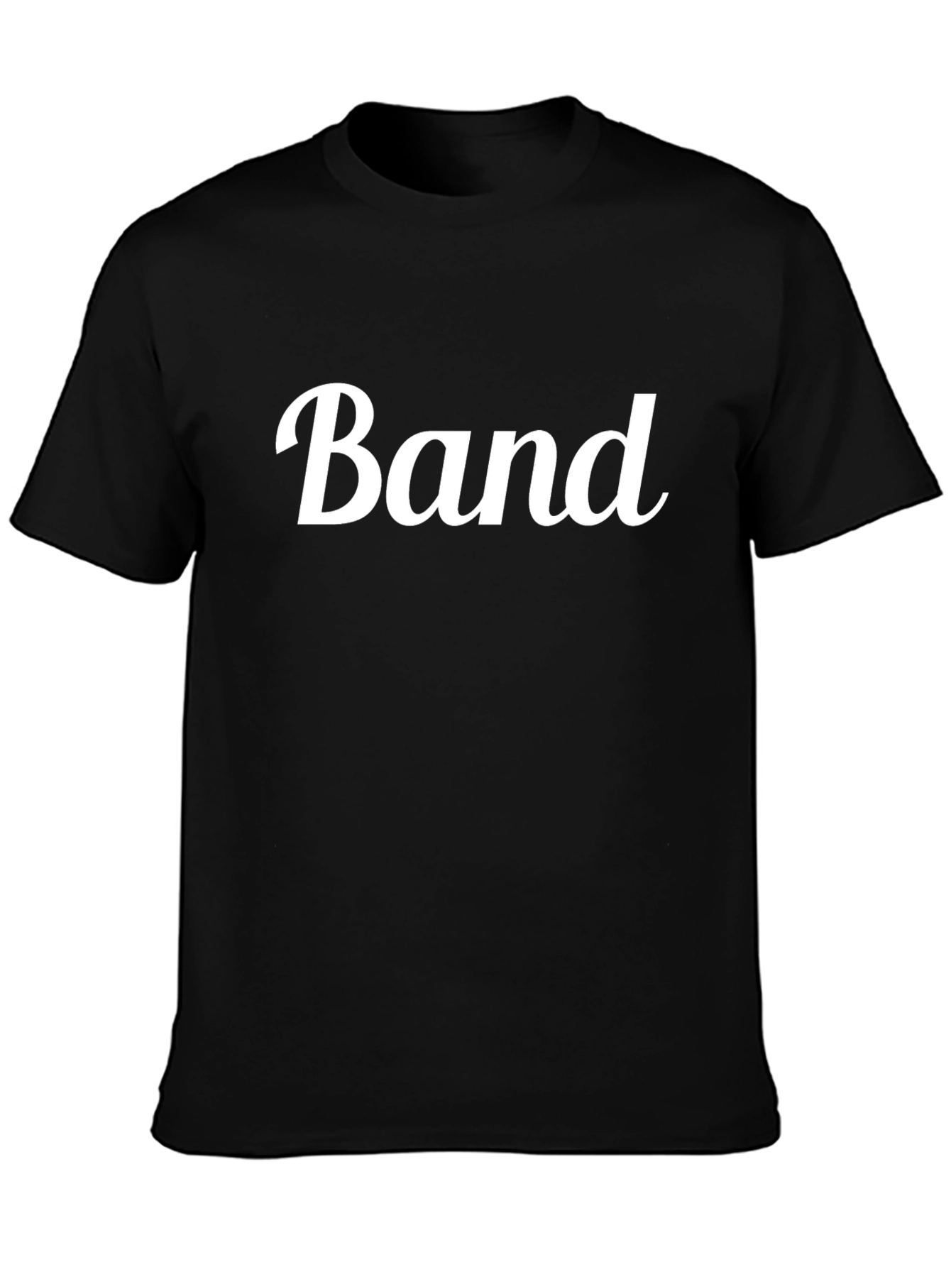 Band T-Shirt - Classic Black Tee for Music Lovers