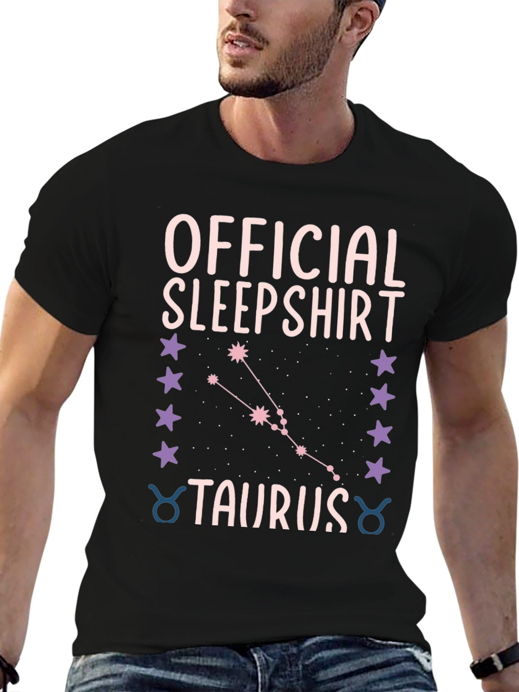 Taurus Zodiac Sleepshirt Constellation Tee