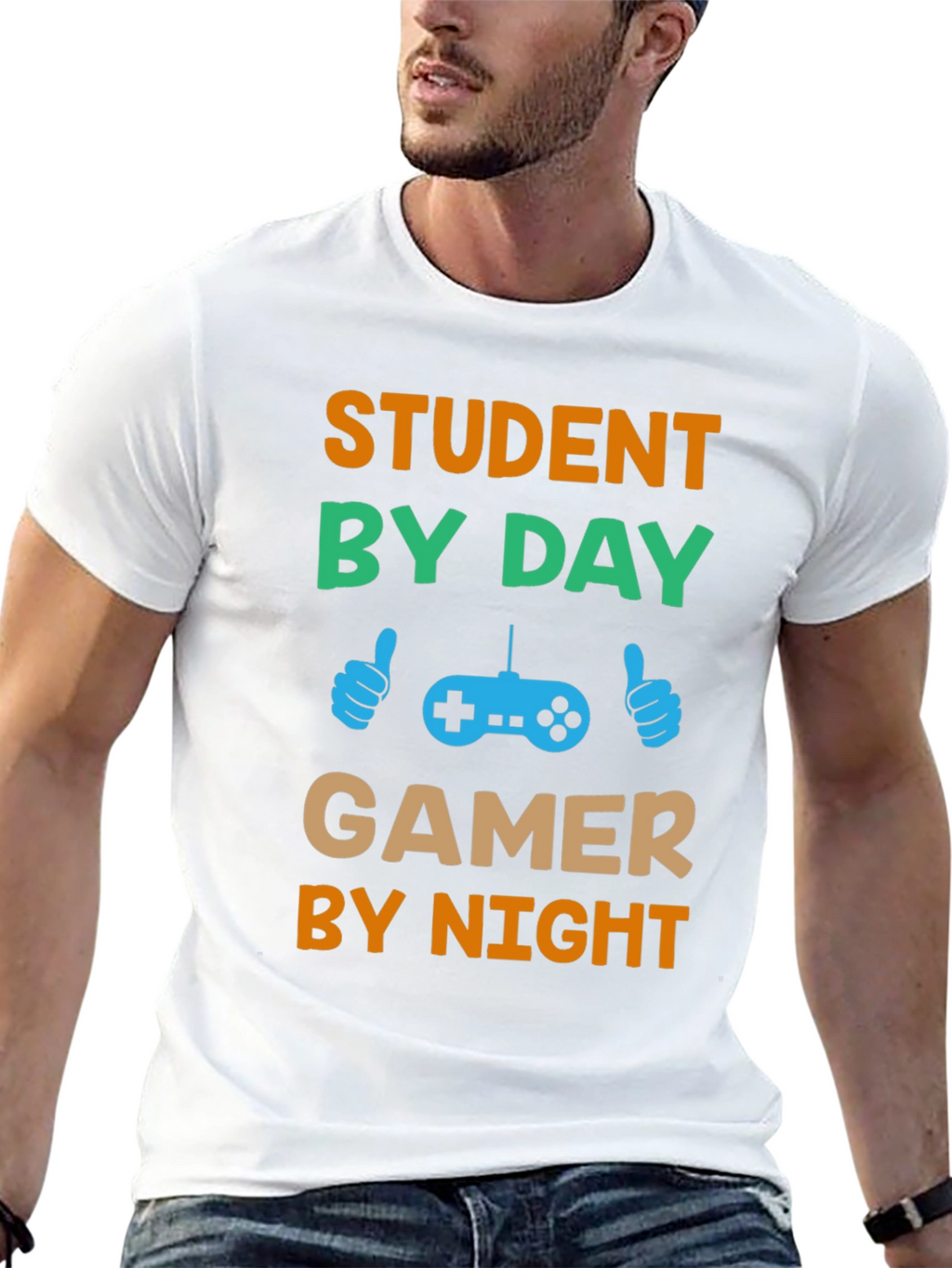 Student by Day Gamer by Night T-Shirt