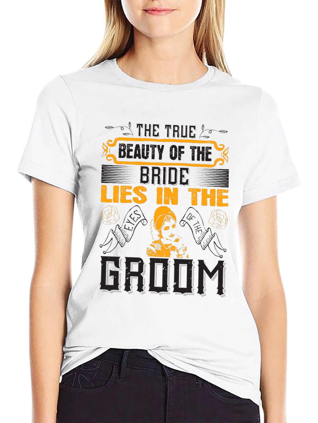 Bride and Groom Graphic T-Shirt