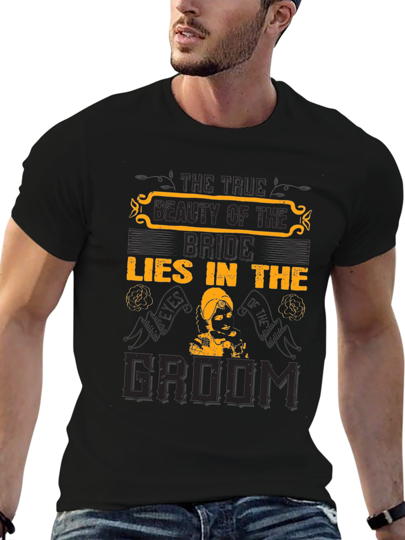 Bride and Groom Graphic T-Shirt