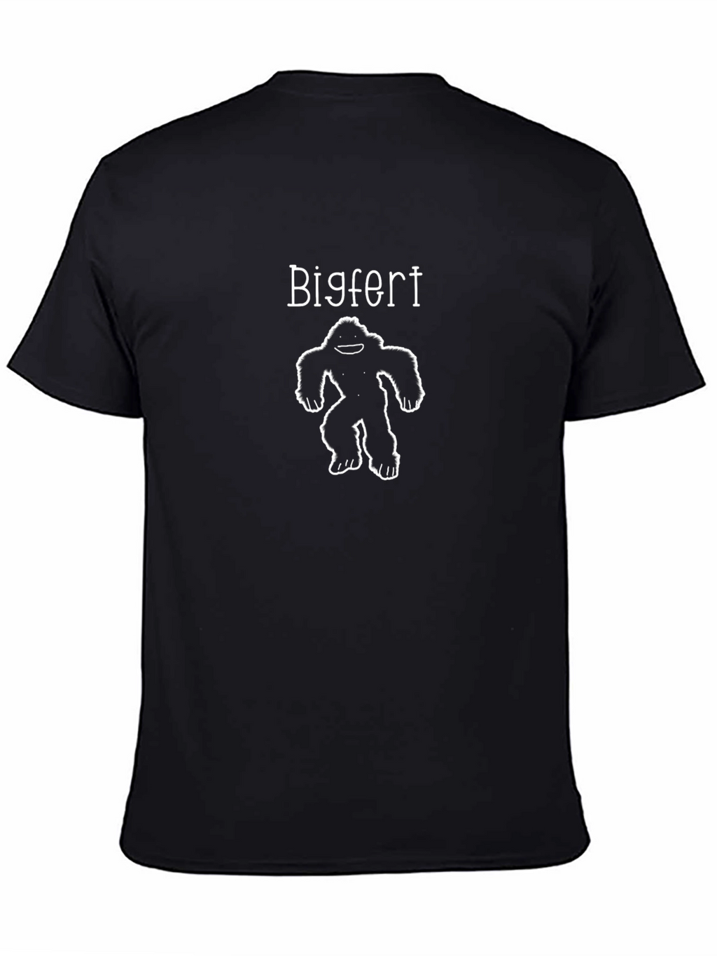 Bigfert T-Shirt: Humorous Bigfoot Tee