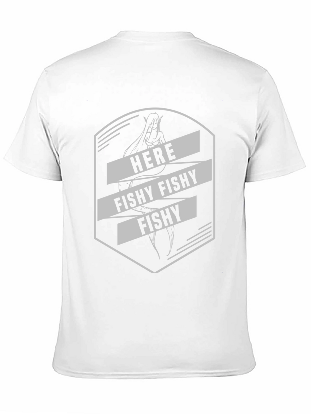 Here Fishy Fishy T-Shirt - Black Graphic Tee