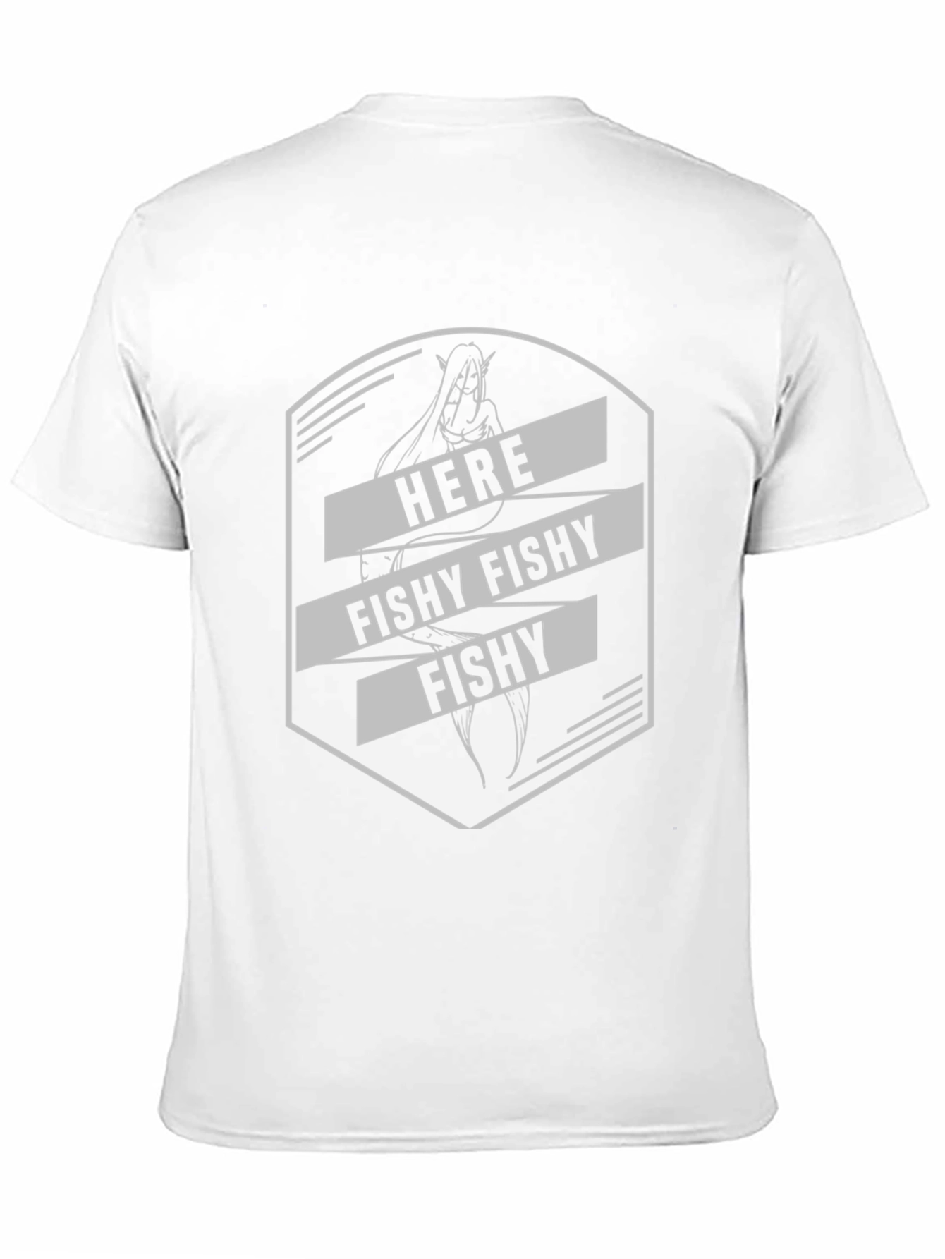 Here Fishy Fishy T-Shirt - Black Graphic Tee