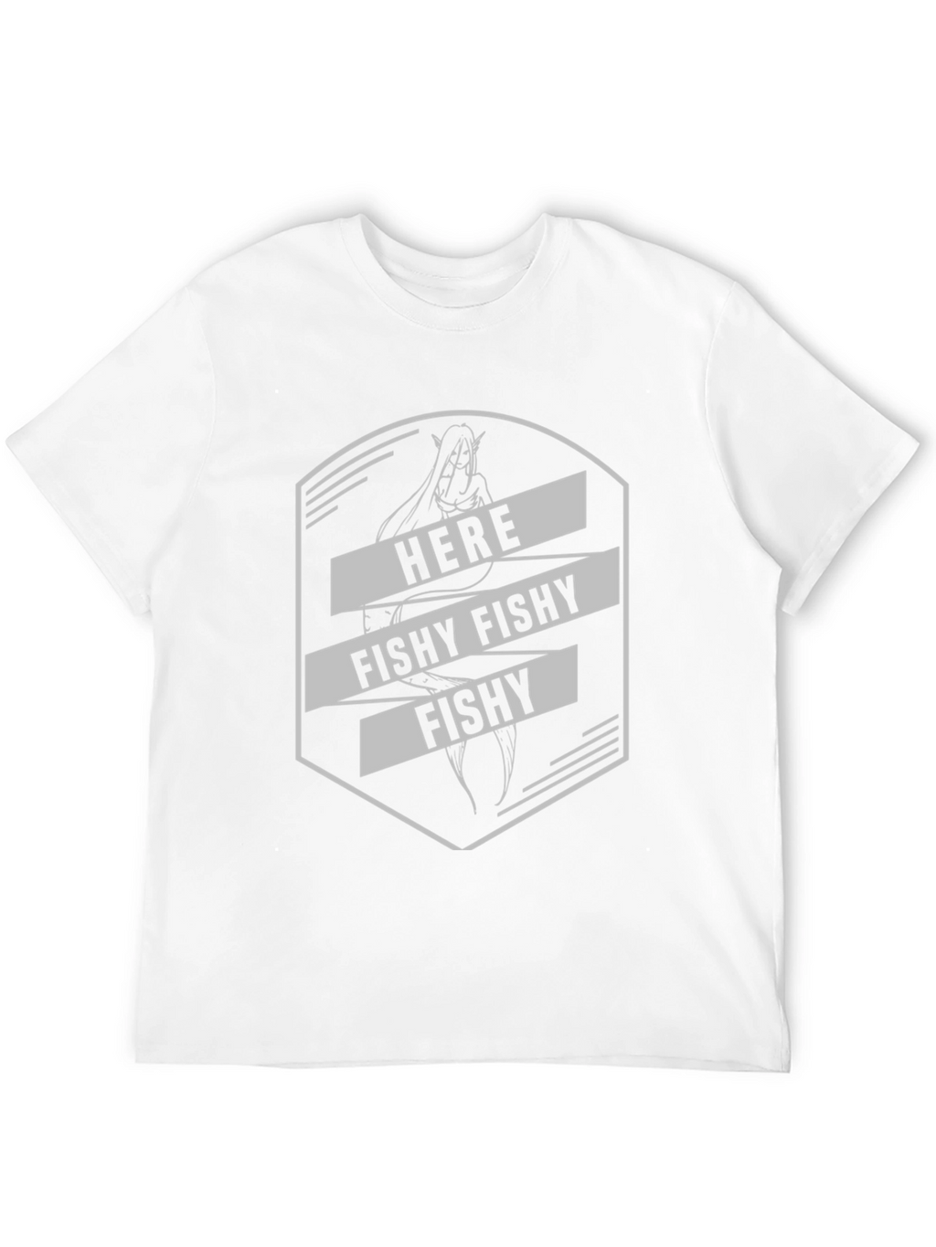 Here Fishy Fishy T-Shirt - Black Graphic Tee