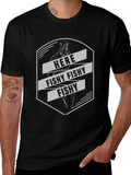Here Fishy Fishy T-Shirt - Black Graphic Tee