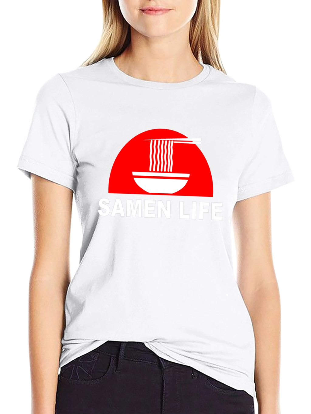 Samen Life Ramen Bowl Graphic T-Shirt