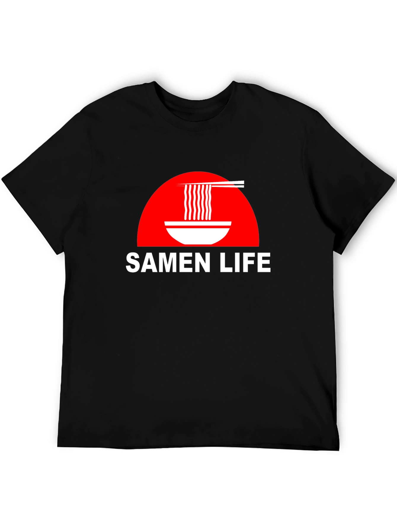 Samen Life Ramen Bowl Graphic T-Shirt