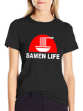 Samen Life Ramen Bowl Graphic T-Shirt