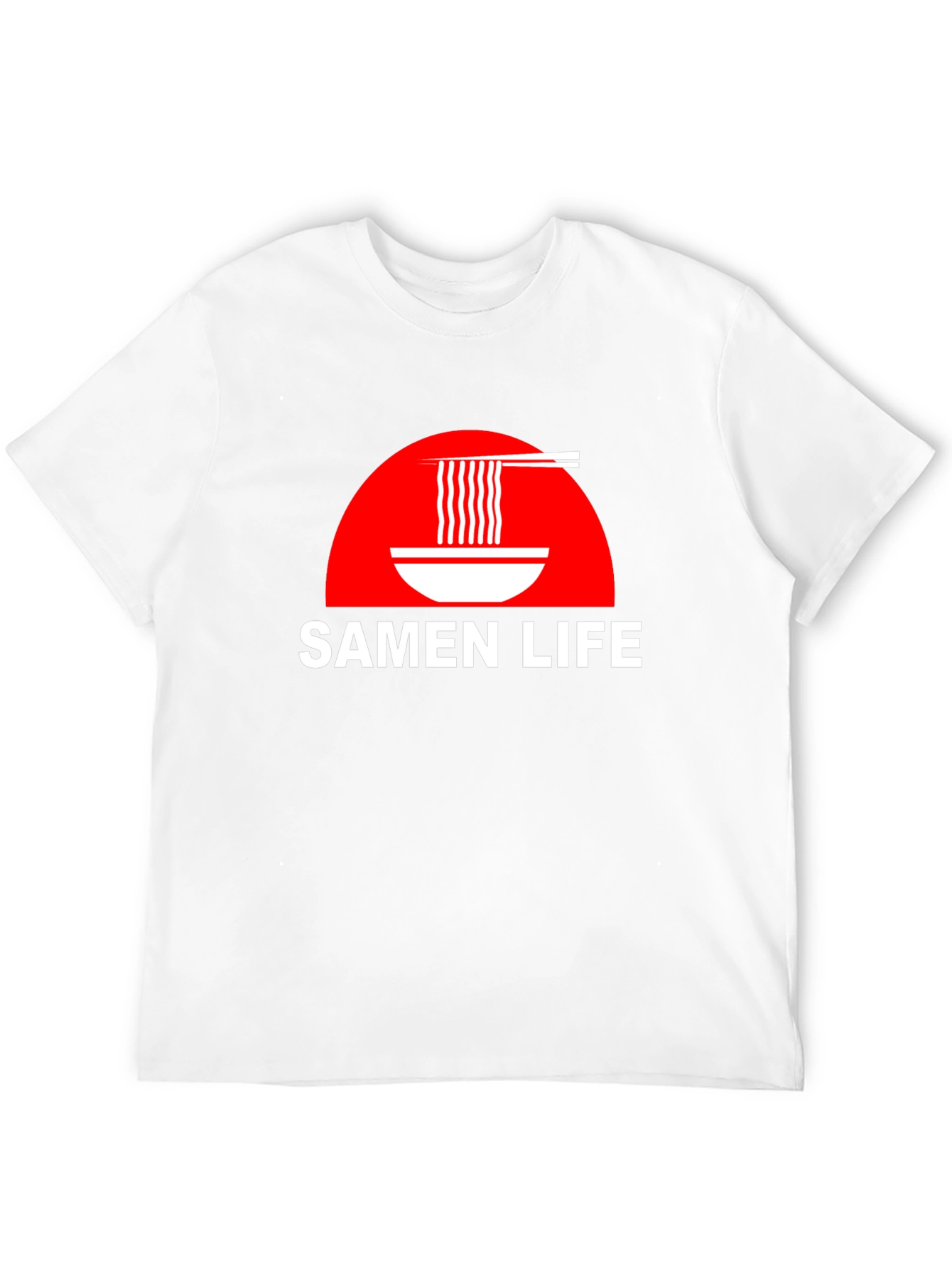 Samen Life Ramen Bowl Graphic T-Shirt
