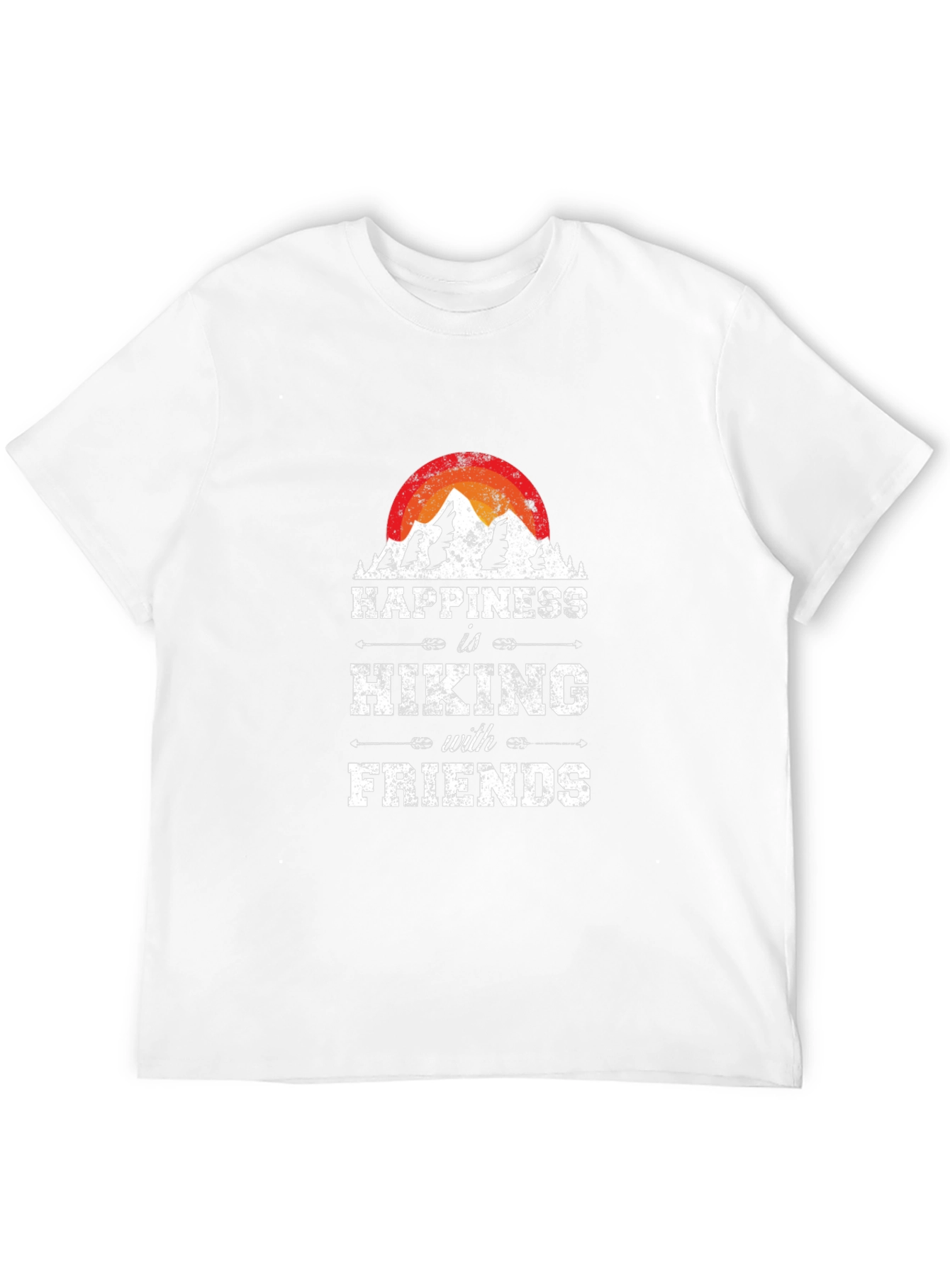 Happiness is Hiking with Friends Graphic Tee