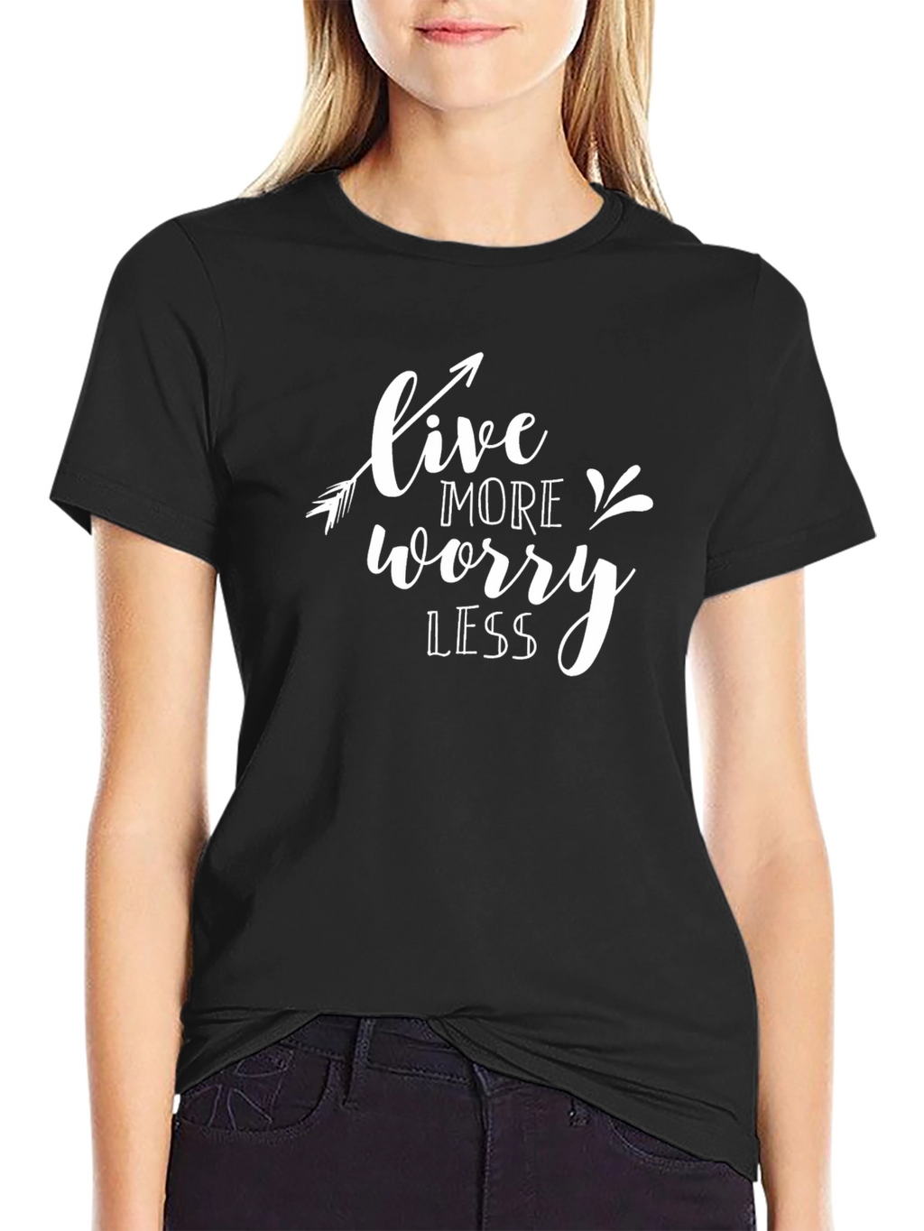 Live More Worry Less Graphic Tee