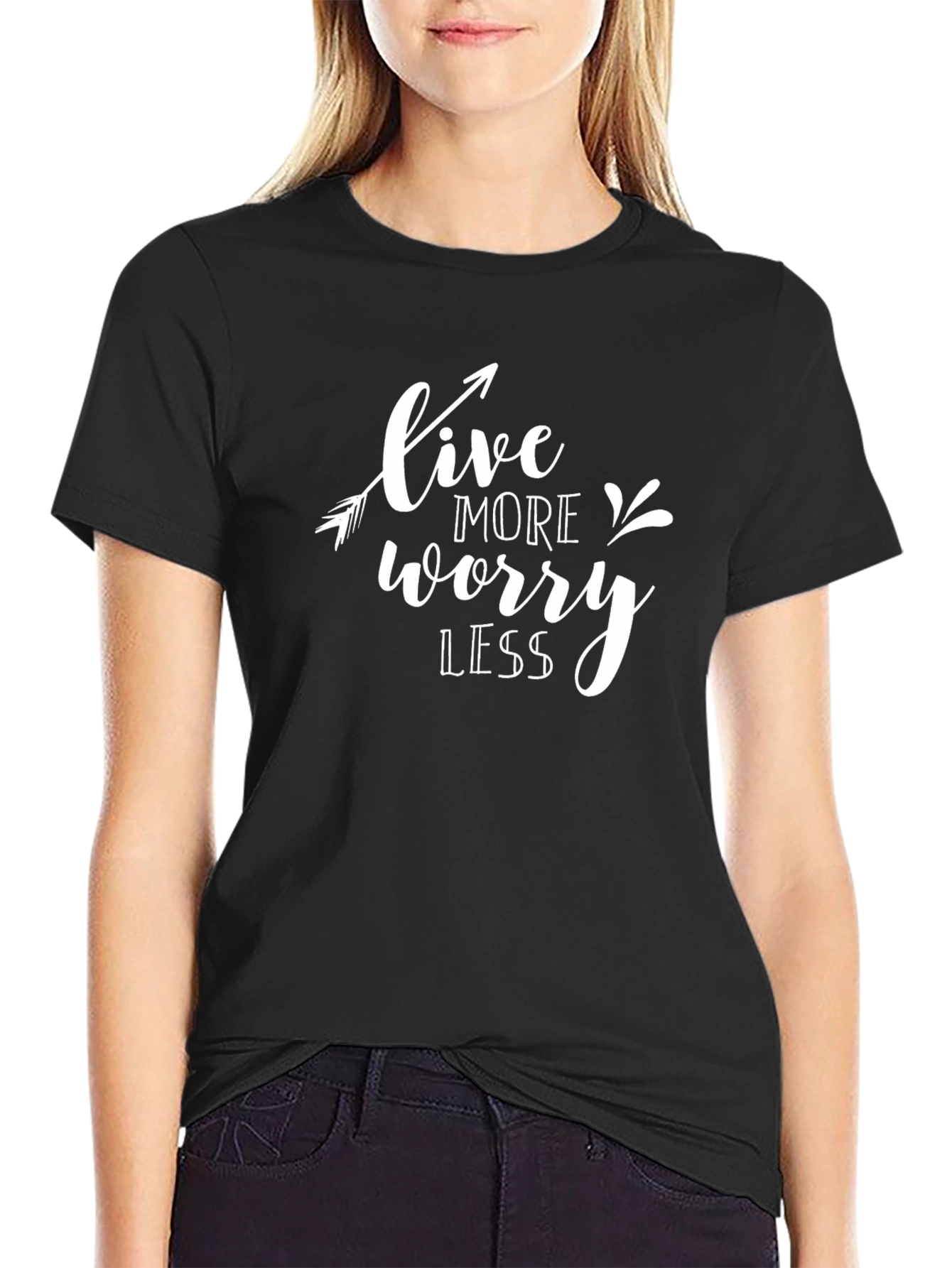 Live More Worry Less Graphic Tee