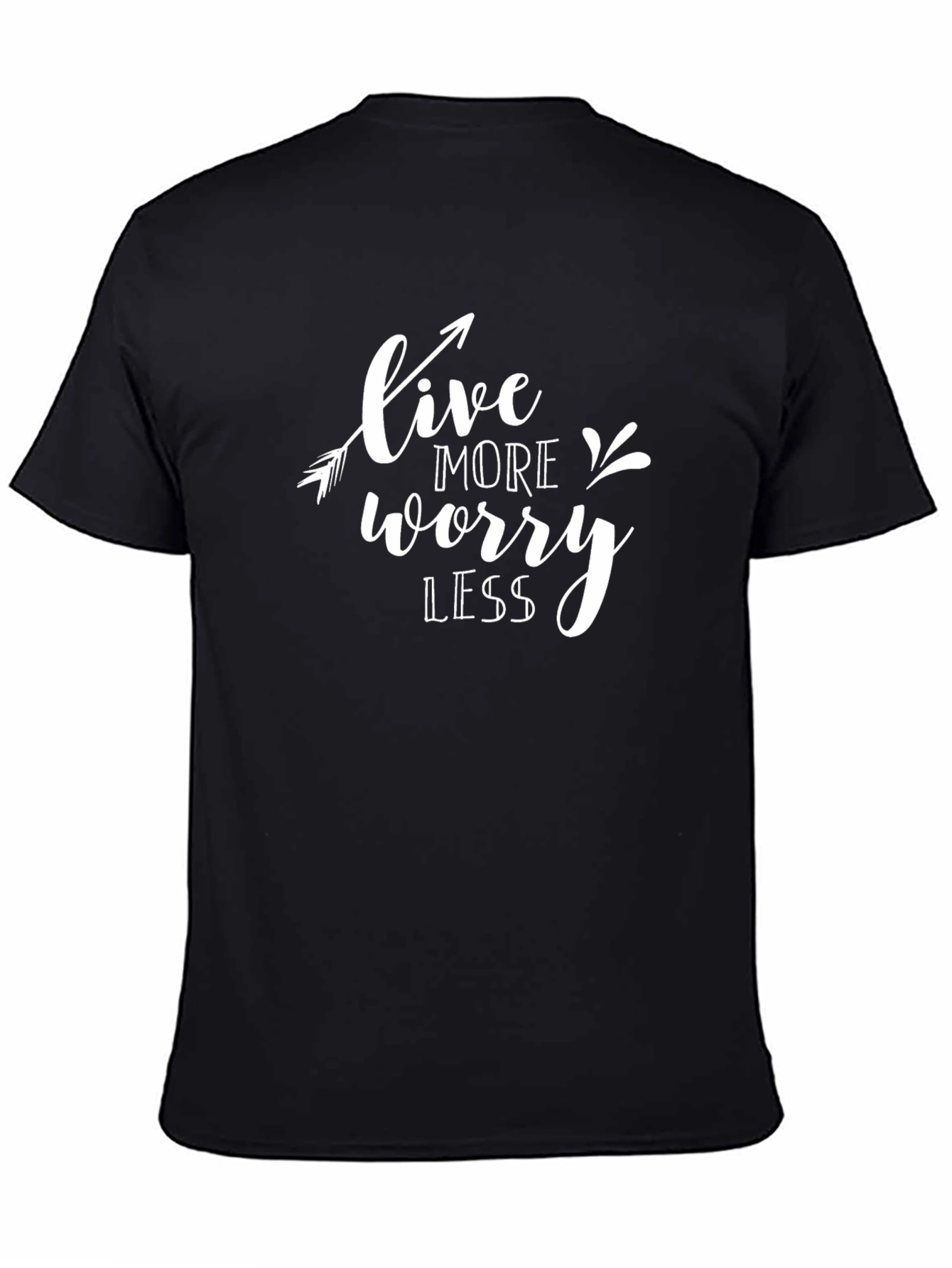 Live More Worry Less Graphic Tee