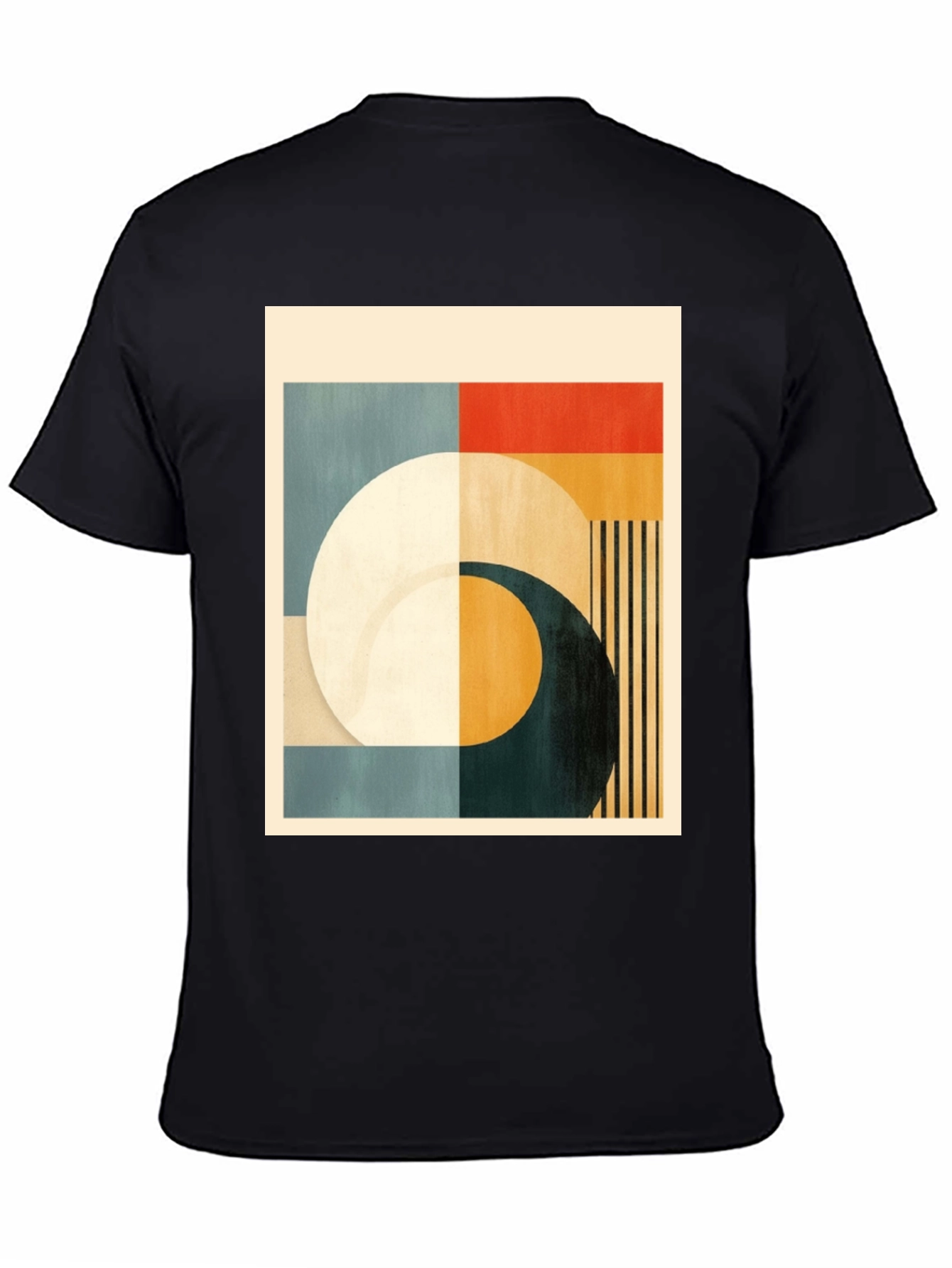 Geometric Art Black T-Shirt