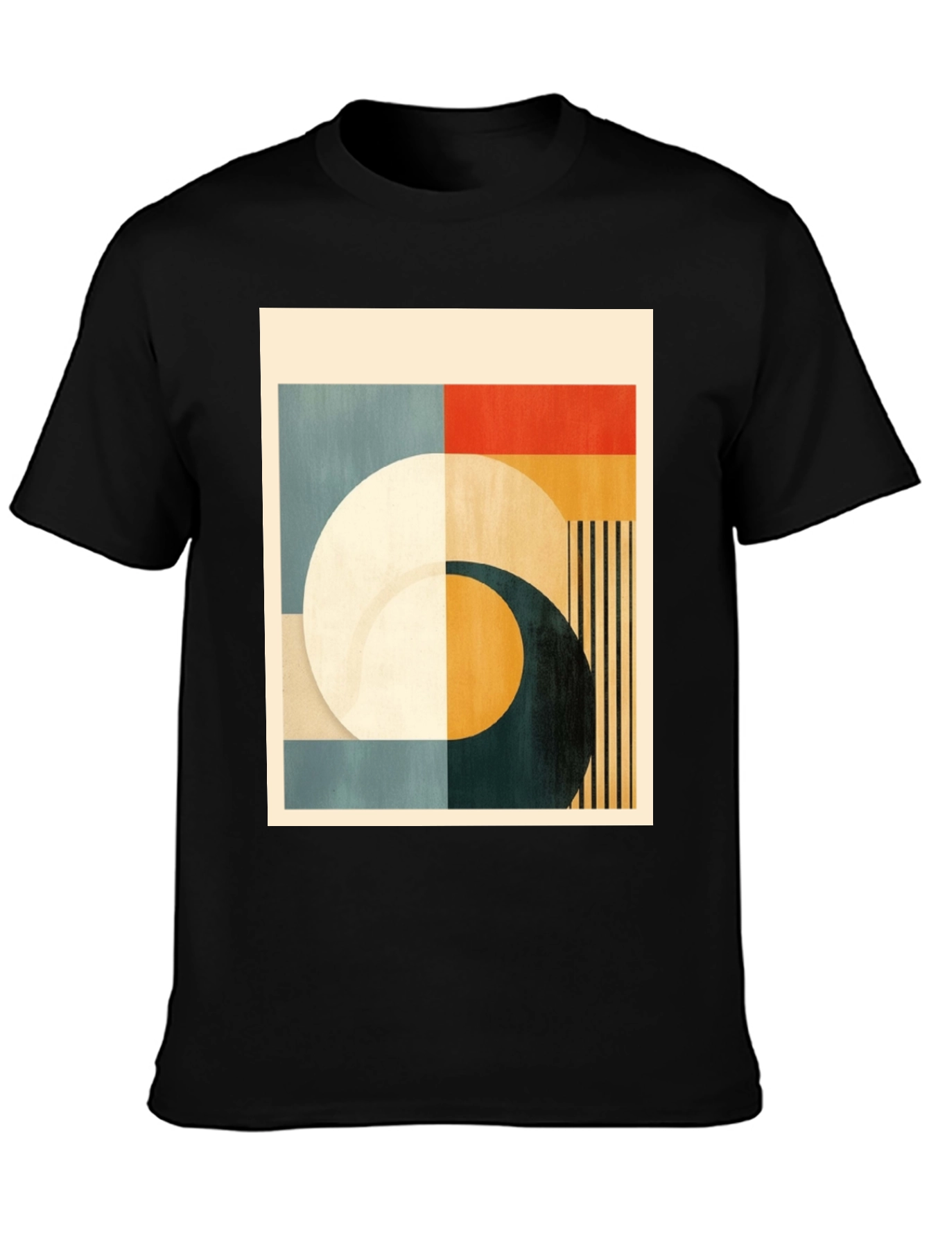 Geometric Art Black T-Shirt