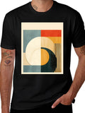Geometric Art Black T-Shirt
