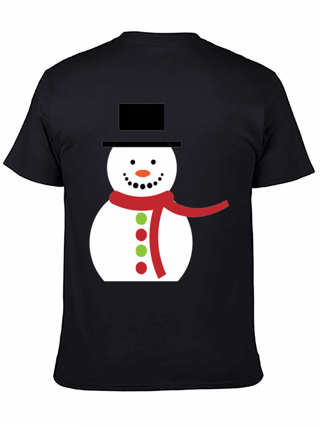 Festive Snowman Graphic Tee - Holiday Apparel