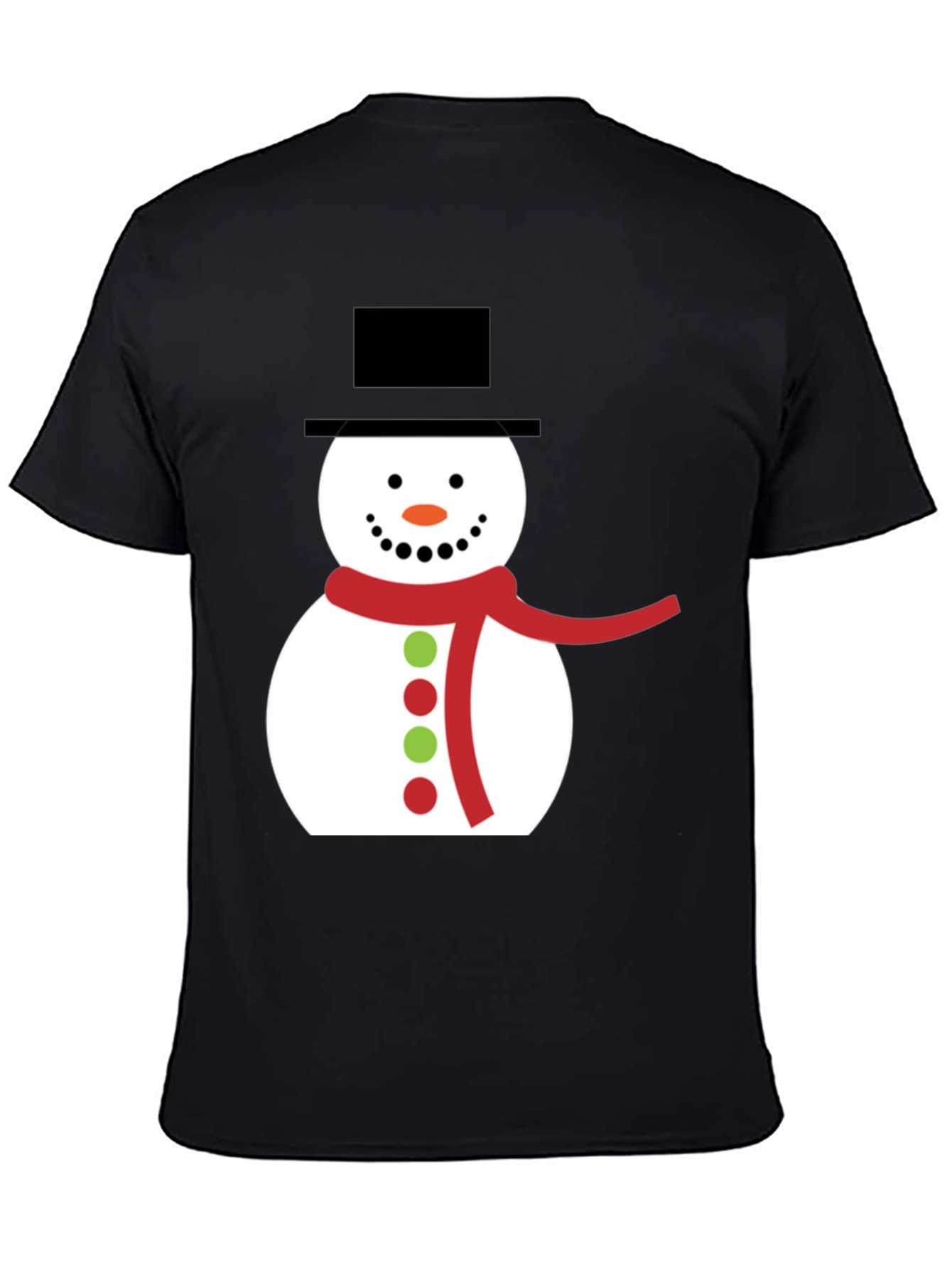 Festive Snowman Graphic Tee - Holiday Apparel