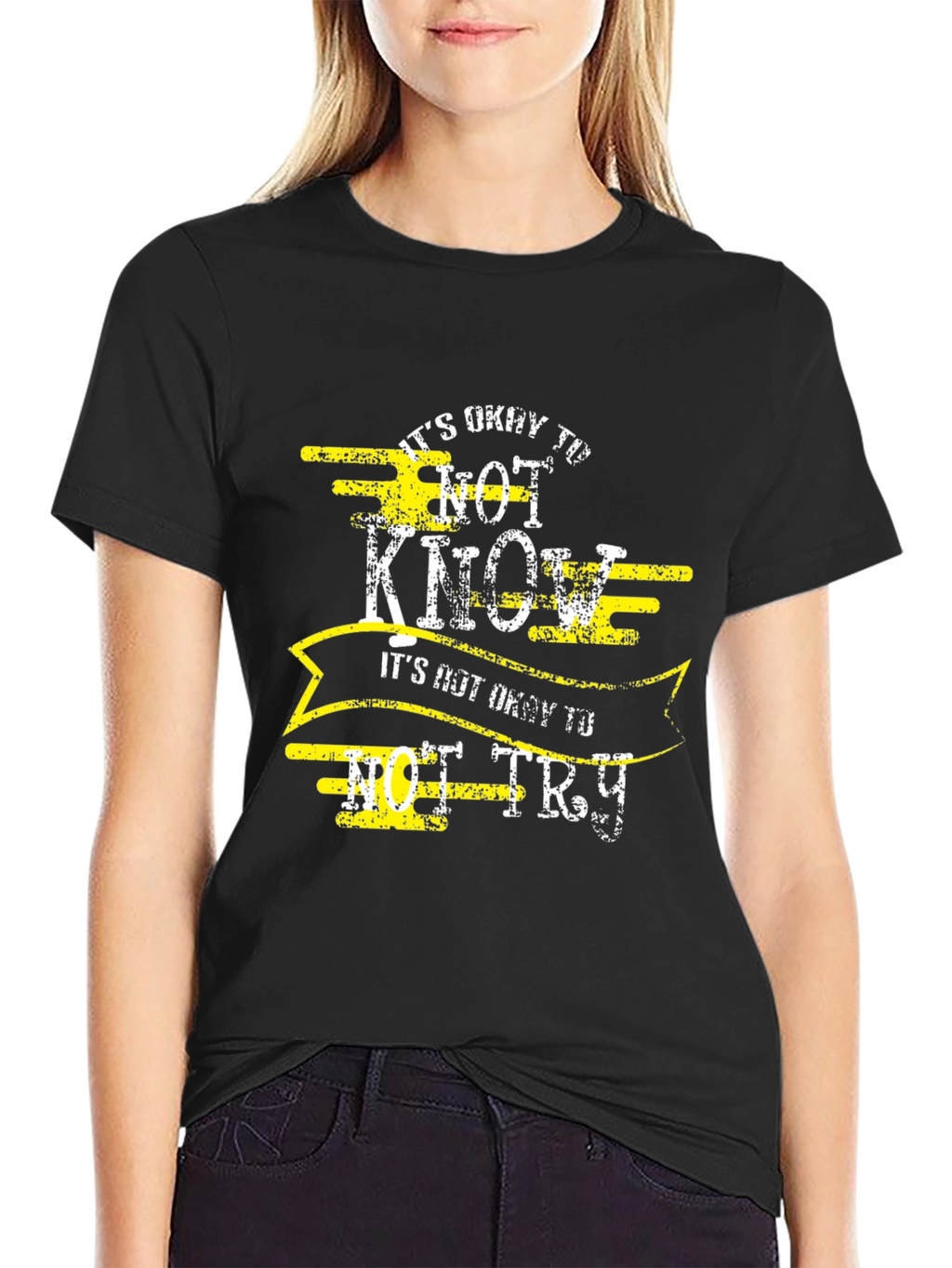 Its Okay to Not Know Mens Tee