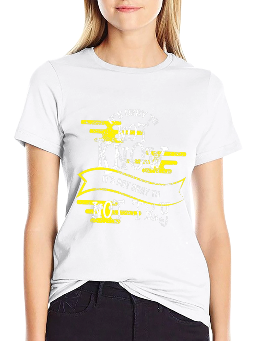 Its Okay to Not Know Mens Tee