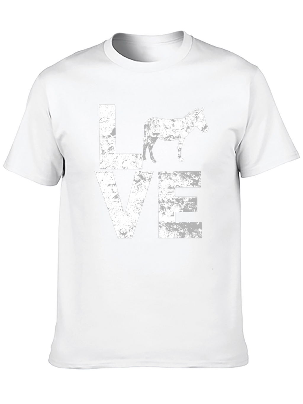 Love Donkey Black Graphic T-Shirt