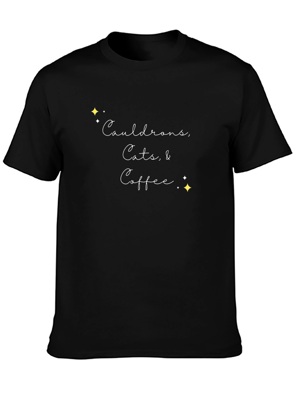 Cauldrons Cats & Coffee T-Shirt