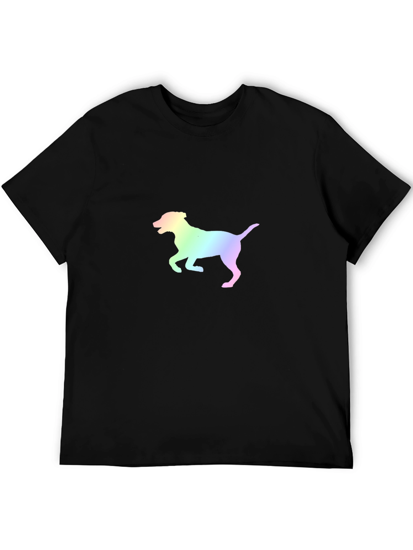 Rainbow Dog Graphic Tee - Stylish Unisex Shirt