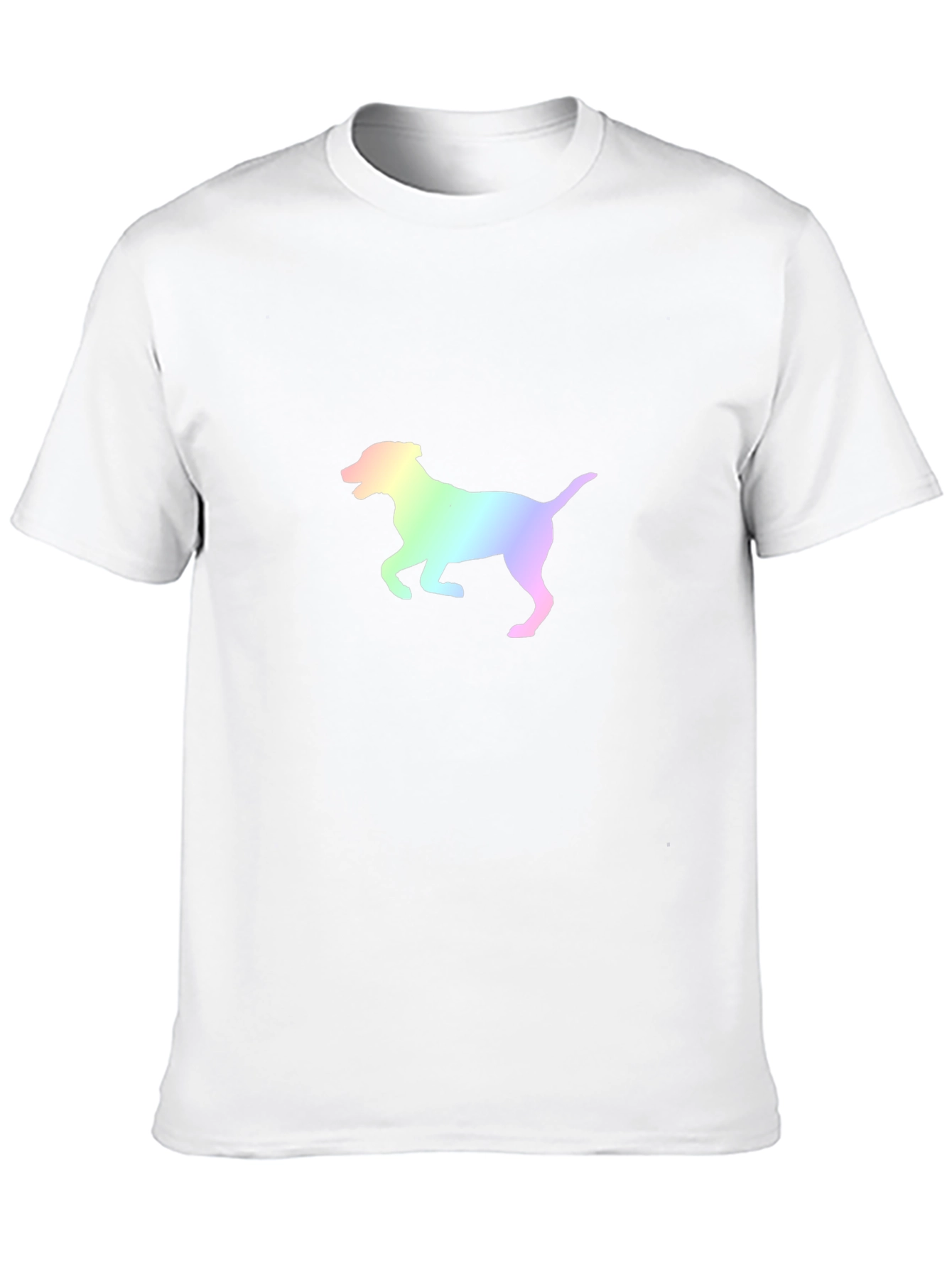 Rainbow Dog Graphic Tee - Stylish Unisex Shirt