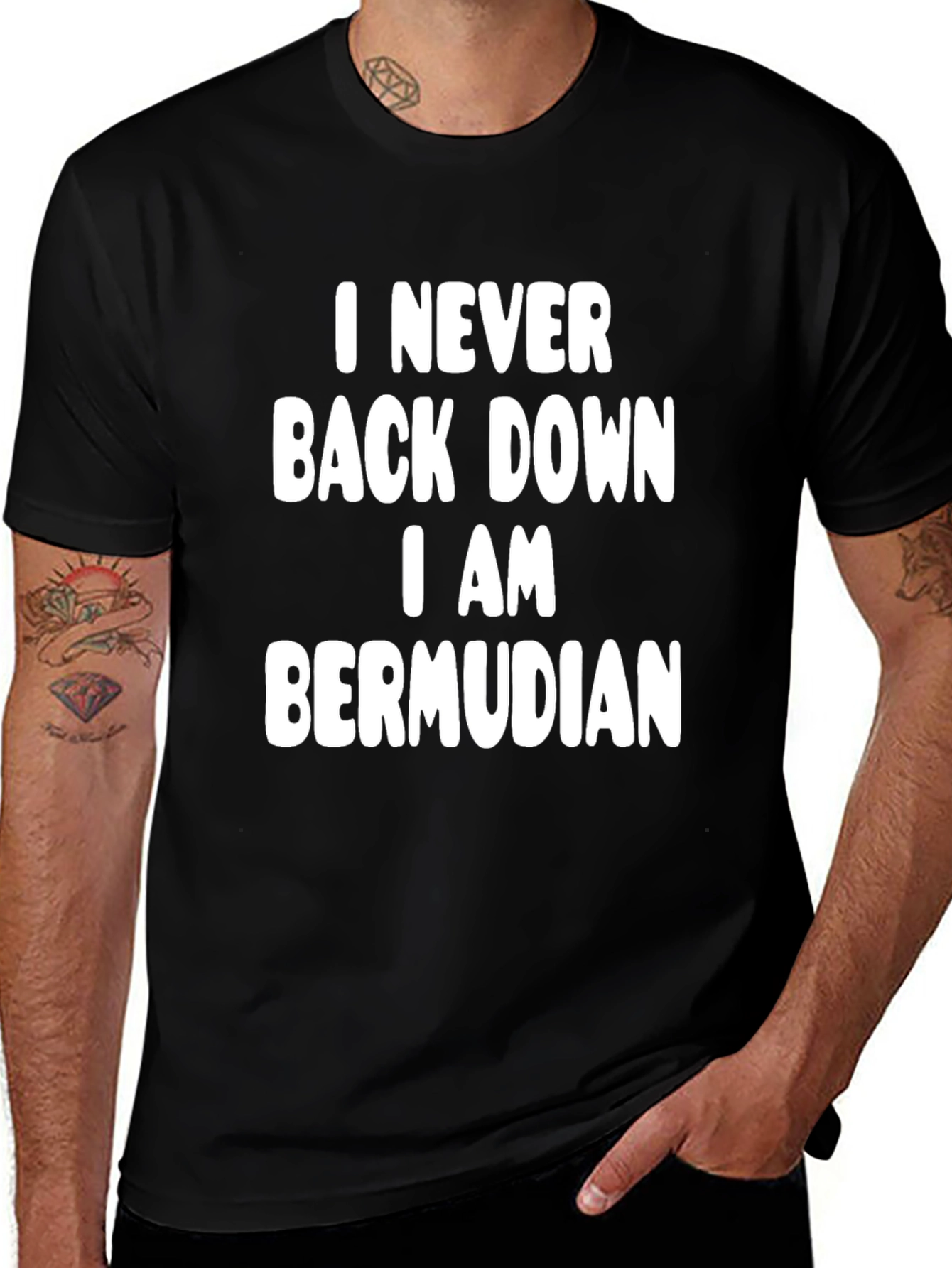 Bermudian Pride Tee - Never Back Down