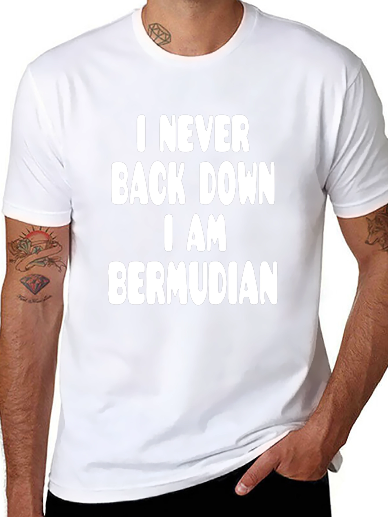 Bermudian Pride Tee - Never Back Down