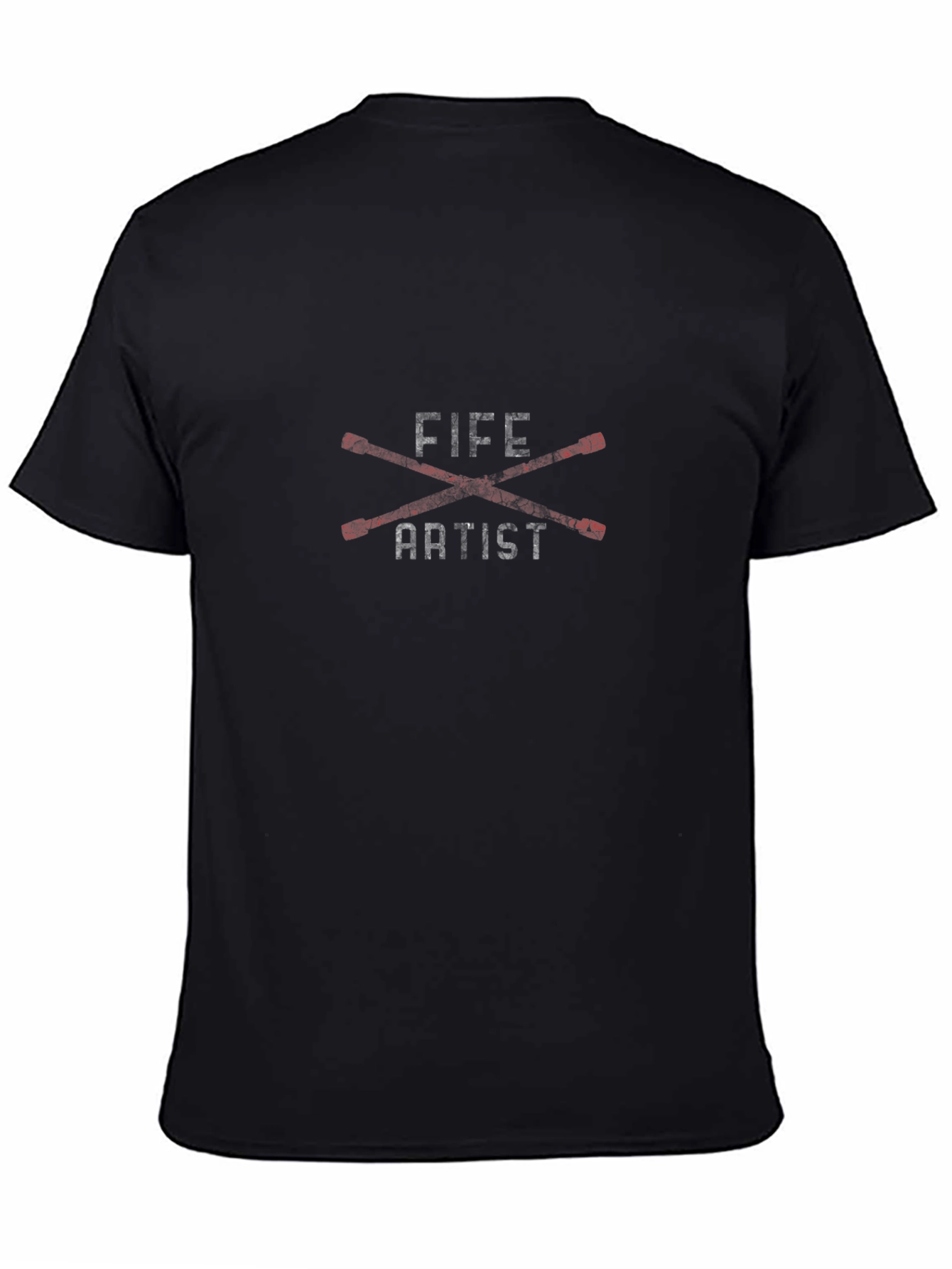 Fife Artist Black Graphic T-Shirt