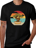 Bonsai Sunset T-Shirt - Unique Graphic Tee