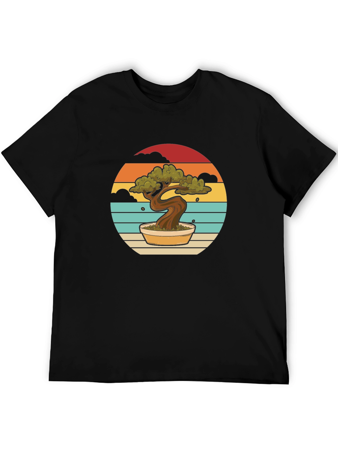 Bonsai Sunset T-Shirt - Unique Graphic Tee