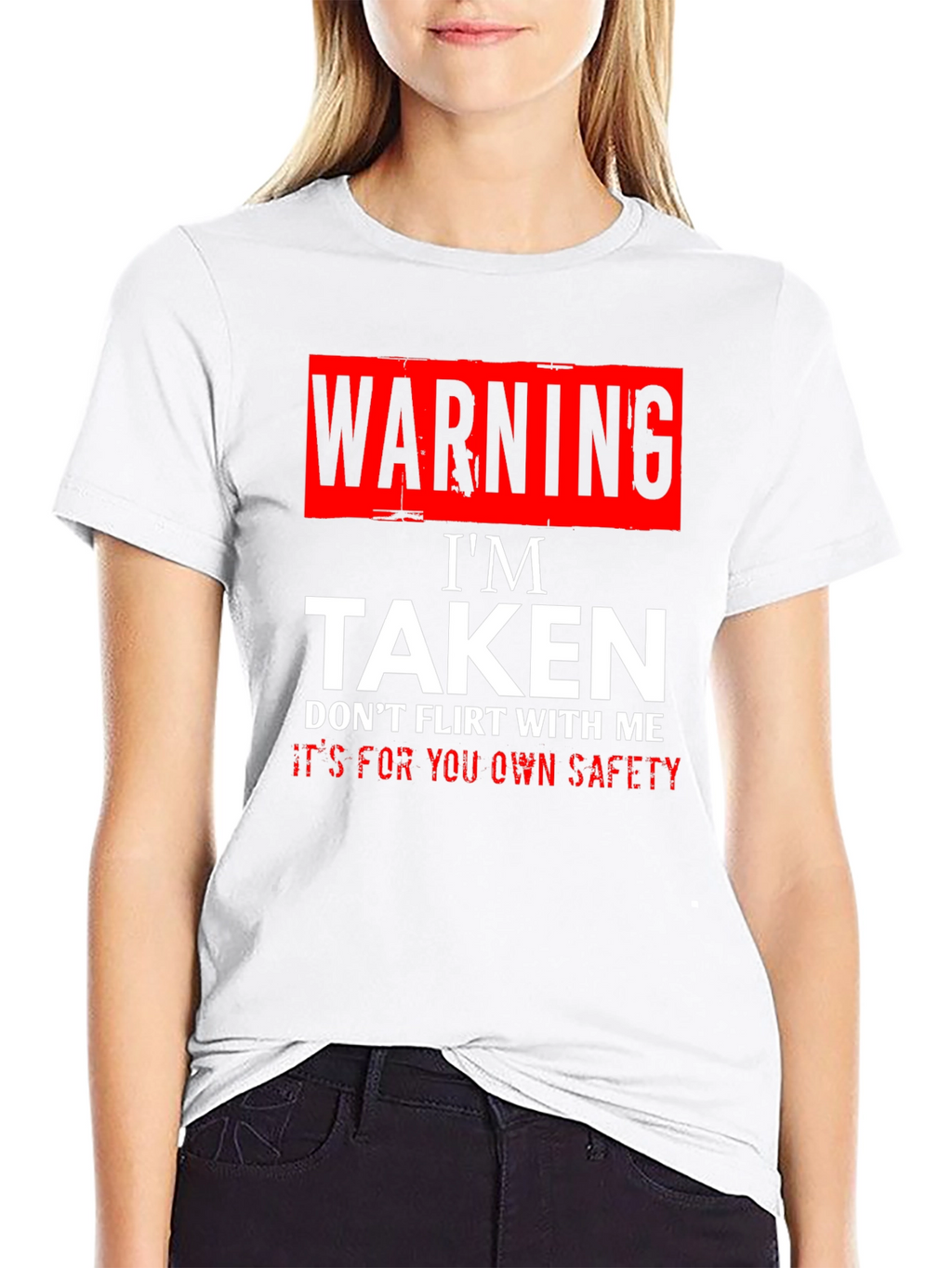 Warning Im Taken T-Shirt - Funny Novelty Graphic Tee