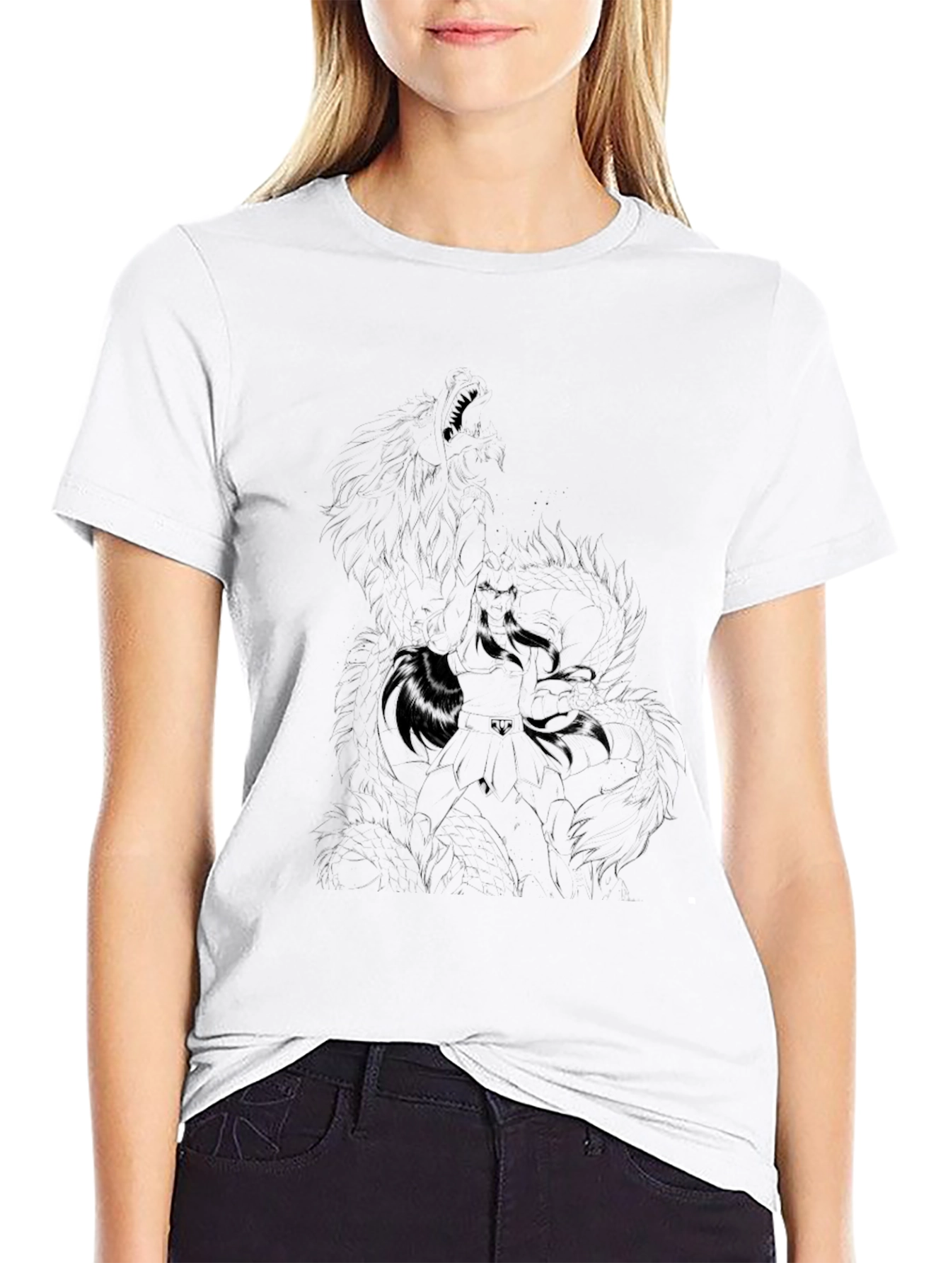 Black Wolf Graphic T-Shirt