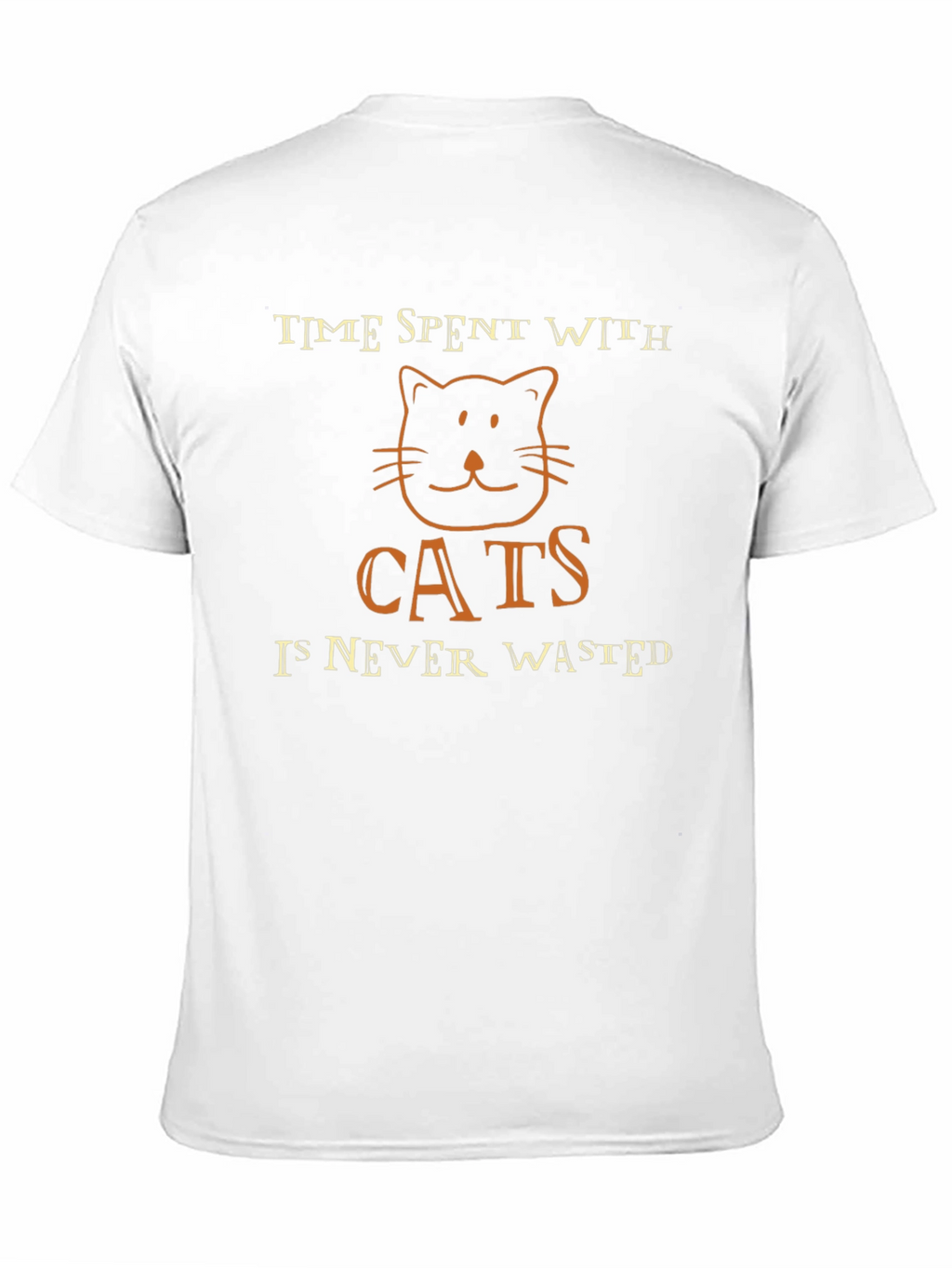 Cats Never Wasted T-Shirt - Black