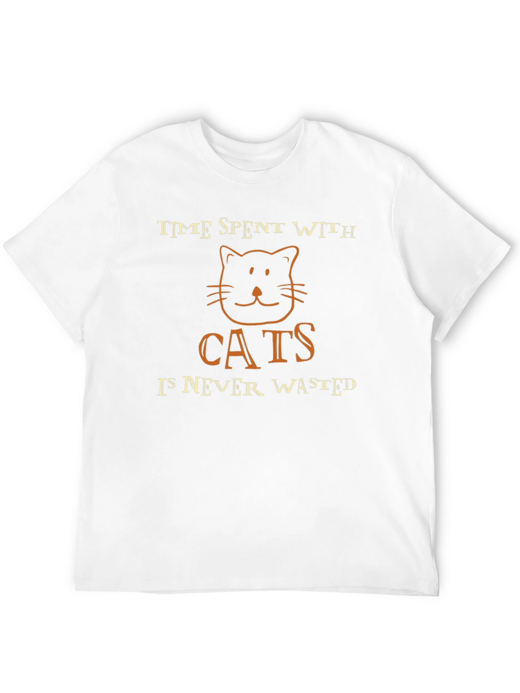 Cats Never Wasted T-Shirt - Black