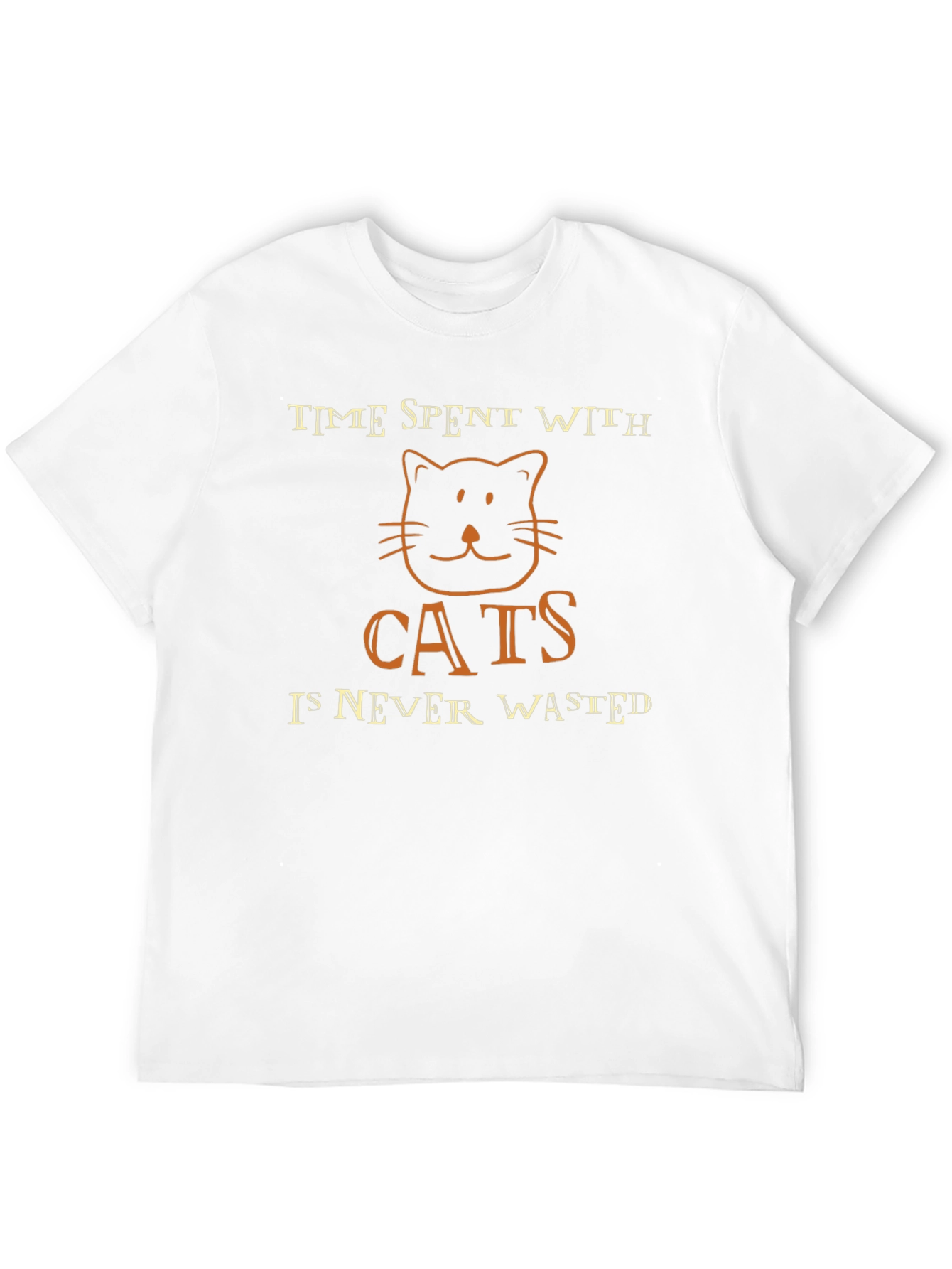 Cats Never Wasted T-Shirt - Black