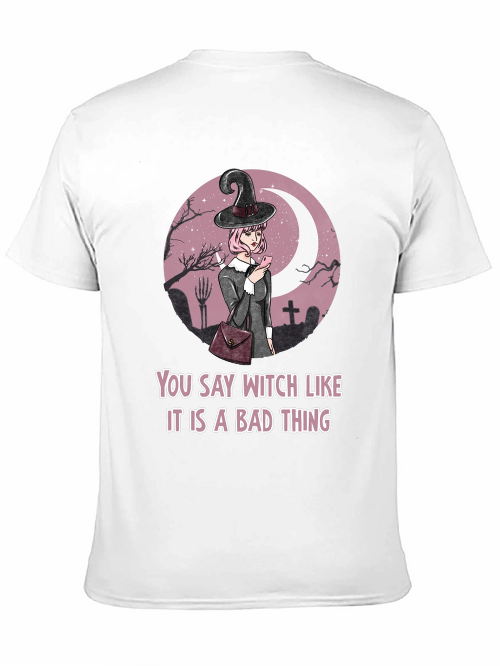 Witch Graphic Tee - Halloween Humor T-Shirt
