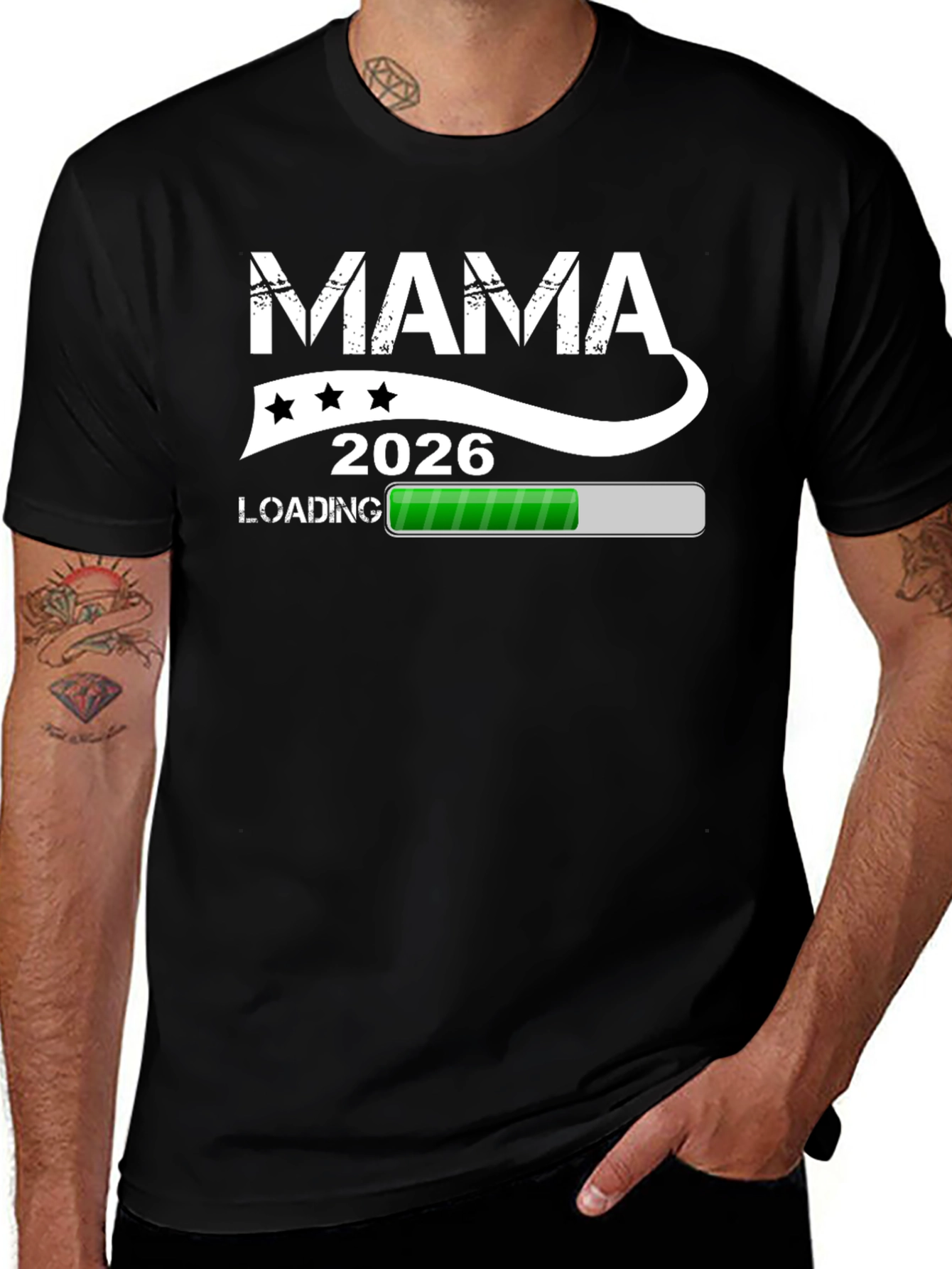 Mama 2026 Loading Graphic Tee